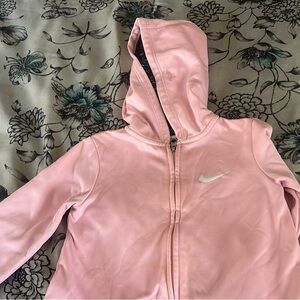 Nike Kids Light Pink Hooded Raincoat